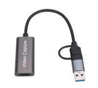 XUMIUZIY Tarjeta de Captura de Video, Interfaz Multimedia de Baja Latencia 4K HD a USB y Tarjeta de Captura de Video Tipo C para Transmisión de Grabación de Juegos