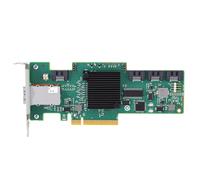 XUMIUZIY Tarjeta Raid SAS 9212 4i4e , Tarjeta Controladora HBA PCI Express 2.0 X8 SAS PCI Express 2.0 de Alta Velocidad de 6 Gbps con 8 Puertos