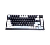 XUMIUZIY Teclado Mecánico Inalámbrico para Juegos, Retroiluminación RGB de 16 Millones, Interruptor Azul con Diseño de 81 Teclas y 75%, Batería Incorporada de Gran Capacidad de 4000 MAh (Azul Oscuro