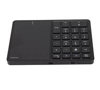XUMIUZIY Teclado Numérico con Panel Táctil Inalámbrico, 22 Teclas, BT4.2, 2,4G, Carga Tipo C, Batería de 500mAh, Teclado Numérico para Profesionales de Finanzas de Oficina (Black)