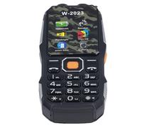 XUMIUZIY Teléfono Celular para Personas Mayores, Ultrafino y Resistente de 2.6 Pulgadas con Batería de 4800 MAh, Triple SIM, Red 2G, Batería Externa de Emergencia y Compatible con 9 (Black)