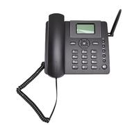 XUMIUZIY Teléfono de Escritorio Clásico Inalámbrico Cuatribanda gsm, Tarjeta SIM Dual, Soporte Red 2G, Teléfono Inalámbrico Fijo con Antena, Radio, Despertador, Manos Libres, para