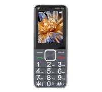 XUMIUZIY Teléfono Móvil Desbloqueado 2G para Personas Mayores, Teléfono Móvil Básico Desbloqueado con Llave Grande gsm Dual SIM con Pantalla de 2,4 Pulgadas Linterna LED FM (Grey)