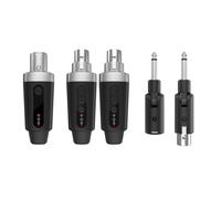 XUMIUZIY Transmisor y Receptor XLR Inalámbrico, Siste ma de Micrófono Inalámbrico UHF de 3 Pines, Admite Control de Volumen de 8 Niveles, para Micrófono de Condensador, Sistemas PA,
