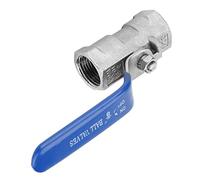 XUMIUZIY Válvula de Bola de Acero Inoxidable 304 | Válvula de Cierre de Tubería de Tanque Sanitario para Agua, y Aceite (3/8"(3 puntos))