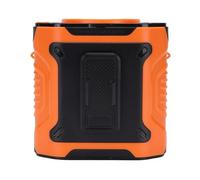 XUMIUZIY Ventilador de Correa Portátil, Ventilador de Cintura Personal Compacto de 100 Velocidades con una Linterna para Viajar en Campamento (ORANGE)