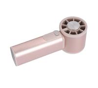 XUMIUZIY Ventilador de Mano, Ventilador Portátil Recargable por USB de bajo Ruido con Refrigeración por Hielo para Viajes de Verano, Motor de 12800 RPM (GOLD)