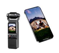 XUMIUZIY Videocámara de Bolsillo 4K UHD, WiFi 6 Cámaras de Vlogging Portátiles con Cabezal Giratorio de 180°, Estabilización Giroscópica de 6 Ejes, Lente Gran Angular de 140°,