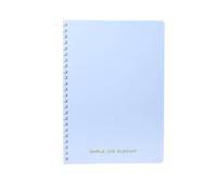 XUMKFJRE 1 paquete de cuaderno papel rayado 5,8 x,2 pulgadas, espiral con líneas rasgado for la escuela y oficina Para casa y oficina(Blue)