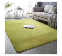 XUMKFJRE Alfombra Habitacion Alfombras de Terciopelo Coral for decoración Moderna Sala Estar, Alfombra Gruesa(Grass Green,100x200cm 39x78in)
