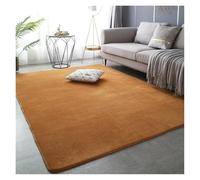 XUMKFJRE Alfombra Habitacion Alfombras de Terciopelo Coral for decoración Moderna Sala Estar, Alfombra Gruesa(Khaki,60x160cm 23.6x63in)