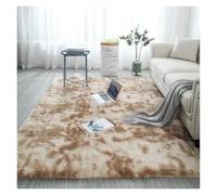 XUMKFJRE Alfombra Habitacion Alfombras Grandes for Sala de Estar Moderna, Alfombra salón Pelo Largo for Dormitorio, decoración Peluda, alfombras Junto a la Cama, Suelo Esponjoso(Khaki,80x160cm)