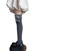 XUMKFJRE Calentadores De Piernas De Invierno Para Mujer Winter Multicolor Thigh Socks Women Solid Color Soft Comfortable Stockings Sweet Over The Knee High(PURPLE)