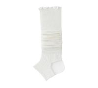 XUMKFJRE Calentadores De Piernas De Invierno Para Mujer Women's Socks High Stockings Basic Women Leg Warmers Cotton Knee Simple Long(CF7470B White)