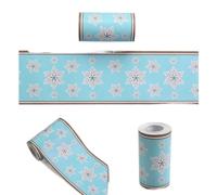 XUMKFJRE Cenefa Adhesiva Para Pared Pegatinas autoadhesivas de PVC for azulejo cintura, decoración arte pared habitación Pastoral para decoración(B1109,5M X 10CM)