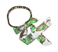 XUMKFJRE Cinturón decorativo Cinturones for mujer Cinturón anudado de seda concha coco Vestido decorativo Jeans Serpentinas Patrón flores Decoración larga para Vestidos(3)