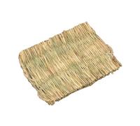 XUMKFJRE Esterillas Jaula De Cobaya 1pc-Alfombra de Hierba Conejito Animal PEQUEÑO Estera heno Tejida Ropa Cama Paja Natural Jaula Descanso for Conejillo Indias Chinchilla hámster Rata para Mascotas