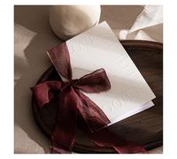 XUMKFJRE Juego de 1 Libro votos matrimoniales con diseño cóncavo y Convexo, Ideal for Invitaciones Boda, Tarjetas for Novios Lazos para la Ceremonia de Boda(Purple)