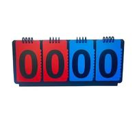 XUMKFJRE Marcador Deportivo de 4/2 dígitos, Tablero de Mesa Plegable for fútbol, Baloncesto, Tenis, Base Triangular(4 Digits)