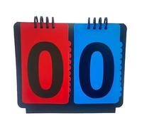XUMKFJRE Marcador Deportivo de 4/2 dígitos, Tablero de Mesa Plegable for fútbol, Baloncesto, Tenis, Base Triangular(2 Digits)