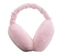 XUMKFJRE Soft Plush Ear Warmer Winter Warm For Women Men Solid Color Flap Outdoor Cold Protection EarMuffs Cover(Pink)