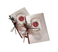 XUMKFJRE Tarjeta de votos matrimoniales for Novios, Pareja, Escritura a Mano Creativa Ceremonia de Boda(Color-02)