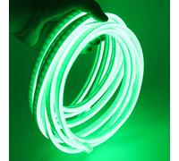 XUNATA 12V Flexible LED Neon Verde, 2m Impermeable 2835 Tira de LED Strip Light, Luz de la Cuerda para Exterior Fiestas Decoración Party Sign Publicidad Firmar