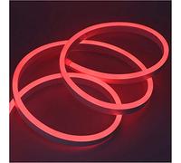 XUNATA 8m Flexible LED Neon lights Rojo, Resistente al Agua 220V smd 2835 Tiras de LED, Líneas de Cables Luminoso Exterior para Fiestas y Decoración
