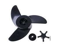 Xuniu 3 Cuchillas hélices de Barco de Motor eléctrico Motor Fuera de borda para Haibo ET34 ET44 ET54