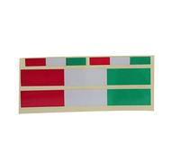 Xuniu 3 Piezas de Vinilo Pegatinas de Coches, Vinilo Reflectante Etiqueta de la Bandera de Italia Motocycle calcomanías de Coches