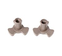 Xuniu Horno microondas Bandeja giratoria Guía de Rodillos Soporte Acoplador Bandeja Eje 2 Piezas 17 mm