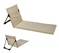 XUNIVERS Alfombra de playa acolchada - Colchón de playa - Esteras de playa - Respaldo reclinable multiposición - Bolsa de transporte incluida