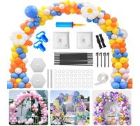 XUNIVERS Arco para Globos,Mechas para Velas etc,Kit de Arco de Arco semicircular de Globo,Arco para Globos de Fiesta,adecuado para bodas,día de graduación,suministros para fiestas de Navidad