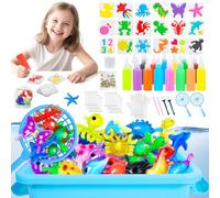 XUNIVERS Kit de Elfo Mágico de Agua, 3D Coloridos Juguetes de Criaturas Marinas, Kids Aqua Gelz Set, Juguete De Elfo De Gel Creativo,Magic Water Elf Juguetes Educativos Niños