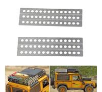 XUNJIAJIE Metal Sand Ladders Board for 1/10 Scale Axial SCX10 D90 D110 TRX4 RC Crawler Car Accessories (2pcs)