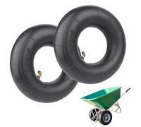 XUNNIU Cámara de Aire 3.00-4, Cámaras para Ruedas de Carro, 260 x 85 mm TR87 Válvula Angular, Neumáticos de Repuesto para Carros, Cortadoras de Césped, Carretillas, Remolques y Tractores