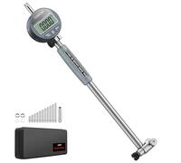 XUNTOP Indicador de Diámetro 50-160mm/2-6pulgadas Indicador de Cuadrante Digital 0,01mm/0,0005pulgadas Indicador de Dial con 12 Especificaciones Diferentes de Calibre para Mecanizado, CNC, Automotriz