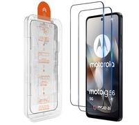 Xunzii 2 Piezas Protector de Pantalla para Motorola Moto G56/G35/G05/E15/G15, [Autoalineación] Cristal Templado, 9H Dureza 0.33mm HD Sensibilidad Resistente a Arañazos Vidrio Templado