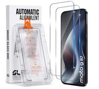 Xunzii 2 Piezas Protector de Pantalla para Motorola Moto G87/G67/G77, [Autoalineación] Cristal Templado, 9H Dureza 0.33mm HD Sensibilidad Resistente a Arañazos Vidrio Templado
