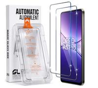 Xunzii 2 Piezas Protector de Pantalla para OPPO A5 Pro 5G/4G | [Autoalineación] Cristal Templado, 9H Dureza 0.33mm HD Sensibilidad Resistente a Arañazos Vidrio Templado