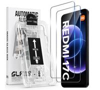 Xunzii 2 Piezas Protector de Pantalla para Xiaomi Redmi 17C, [Autoalineación] Cristal Templado, 9H Dureza 0.33mm HD Sensibilidad Resistente a Arañazos Vidrio Templado