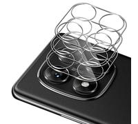 Xunzii 3 Piezas Protector de Lente Cámara para Xiaomi Redmi Note 14 Pro 5G/Poco X7 [Transparent], Dureza 9H Anti Arañazos Cristal Templado Película de Cámara, HD Protector de Cámara Vidrio Templado