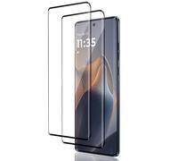 Xunzii 3D Protector de Pantalla para Motorola Moto Edge 60 Fusion/EDGE 60/EDGE 60 PRO, Cristal Templado Antiarañazos, Antihuellas, Sin Burbujas, Dureza 9H Ultra Resistente [2 Piezas]