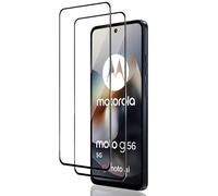 Xunzii Protector de Pantalla para Motorola Moto G56 5G [2 Pzs], Cristal Templado Antiarañazos, Antihuellas, Sin Burbujas, Dureza 9H, 0.33 mm Ultra Transparente, Ultra Resistente