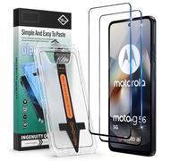 Xunzii Protector de Pantalla para Motorola Moto G56/G35/G05/E15/G15, [Autoalineación] Cristal Templado, 9H Dureza 0.33mm HD Sensibilidad Resistente a Arañazos Vidrio Templado - 2 Piezas