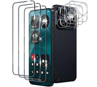 Xunzii Protector de Pantalla para Nothing Phone 4A Pro, 3 Piezas Cristal Templado y 3 Piezas Protector Lente Cámara, 9H Dureza HD Sensibilidad Resistente a Arañazos Vidrio Templado
