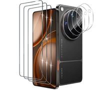 Xunzii Protector de Pantalla para OPPO Find X9 Ultra, 3 Piezas Cristal Templado y 3 Piezas Protector Lente Cámara, 9H Dureza HD Sensibilidad Resistente a Arañazos Vidrio Templado