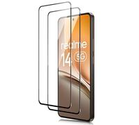 Xunzii Protector de Pantalla para Realme 14 5G/OPPO Reno 12F/12 F /12 FS 5G/Reno 13F/13 F/13 FS [2 Pzs], Cristal Templado Antiarañazos, Antihuellas, Sin Burbujas, Dureza 9H, Ultra Resistente
