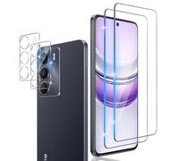 Xunzii Protector de Pantalla para Realme 14X 5G/Realme C73 5G y Protector Lente Cámara [2+2 Piezas], 9H HD Alta Sensibilidad Resistente a Arañazos Cristal Templado Vidrio Templado [Transparente]