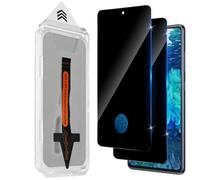 Xunzii Protector de pantalla para Samsung Galaxy S20 FE 5G/4G para cristal templado, [instalación automática] dureza 9H resistente a los arañazos Privacy Privacy Privacy Cristal de privacidad